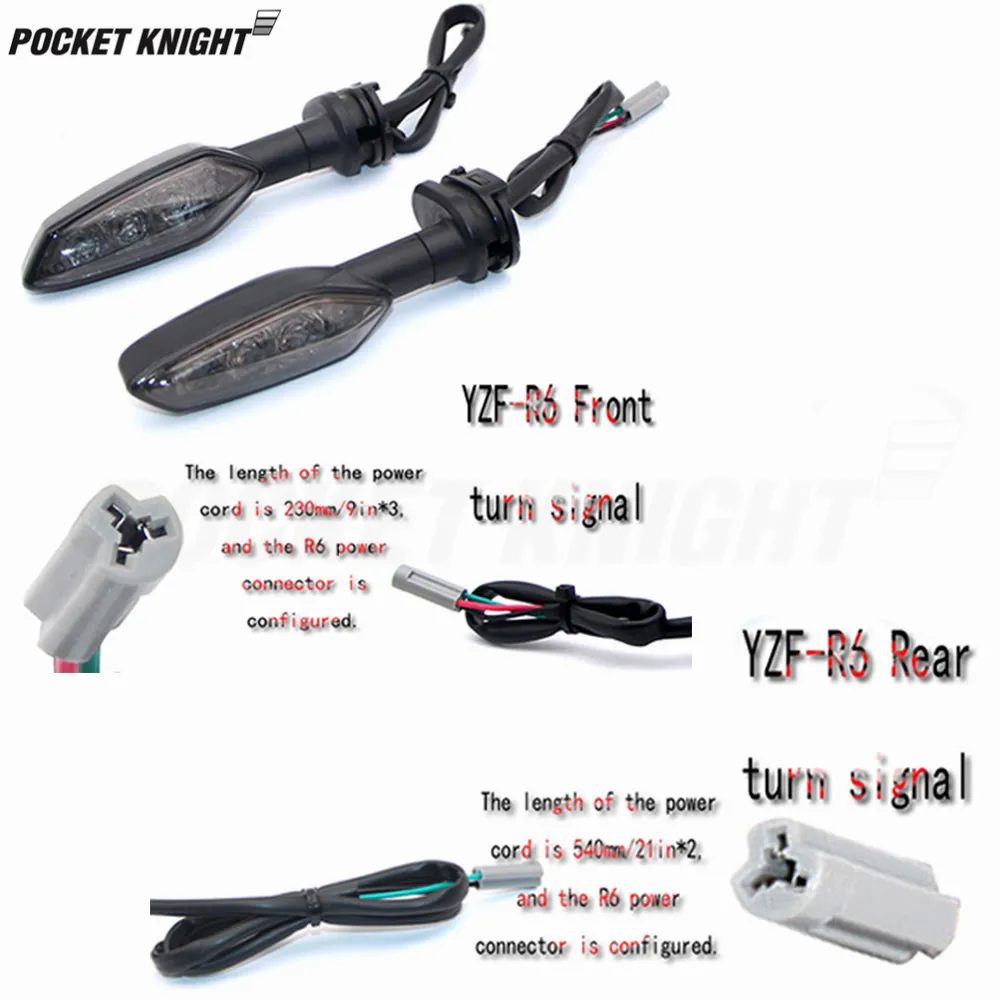 Светодиодная лампа richtingaanобвивателя для Yamaha Yzf R15 R25 R3 R125 искусственная фотография