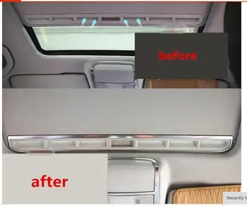 

For Volkswagen JETTA 2012 2013 2014 Stainless Steel 1pc Car Accessory Inner Upper Window Switch Cover Interior Window Trim