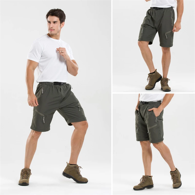 Мужские военные съемные брюки карго с несколькими карманами быстросохнущие дышащие ультра тонкие водонепроницаемые брюки мужские армейские брюки