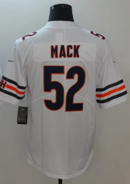 Все сшитые мужские wo Мужские Молодежные Дети th Chicago Khalil Mack 52 Джерси 1 - Цвет: As photo