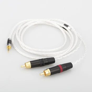 

Audiocrast HC022 Hifi 2.5mm TRRS Balanced to 2 RCA Male Cable For Astell&Kern AK100II,AK120II,AK240, AK380,AK320,DP-X1