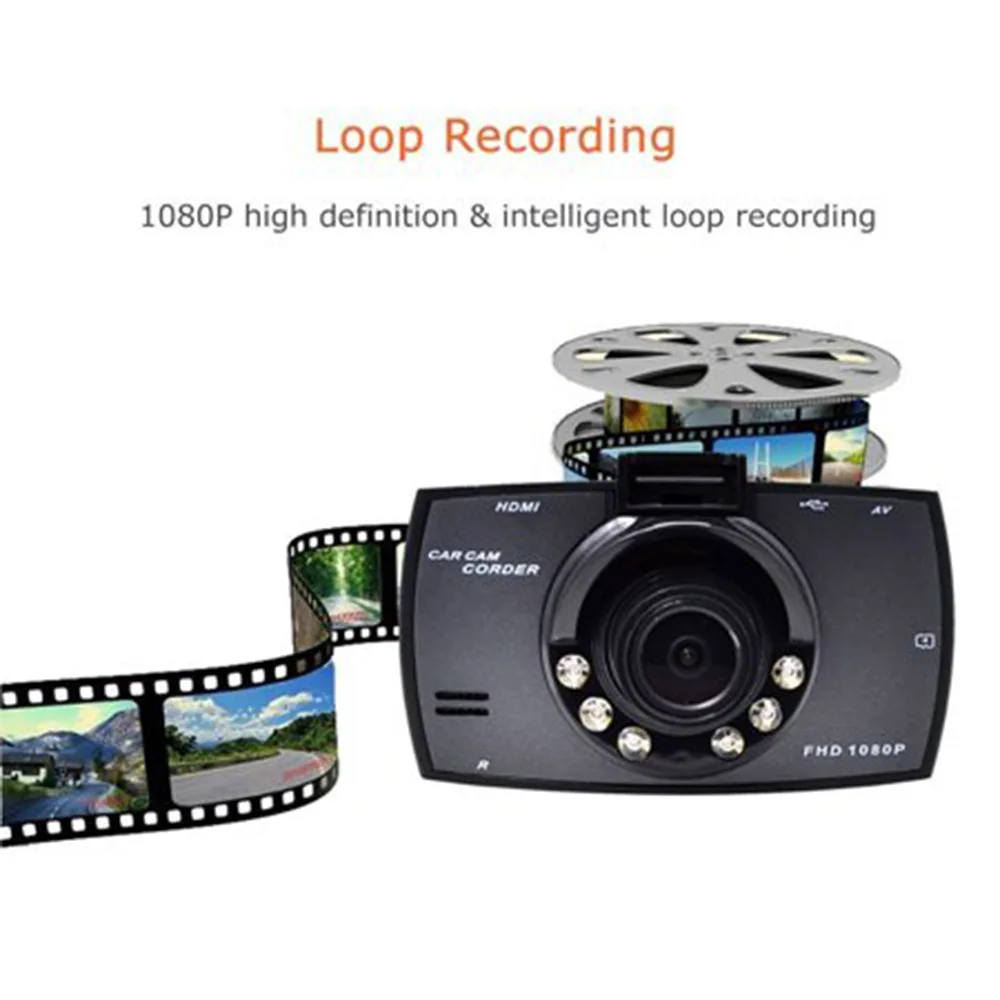 G30 Автомобильный видеорегистратор Full HD 1080P видео мини Автомобильный видеорегистратор 120 градусов широкоугольная камера заднего вида парковочные датчики для автомобиля