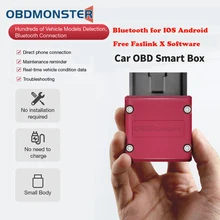 P02 Bluetooth 4.0 For Android iPhone iOS Faslink Car Engine Fault Code Reader Free Update PK ELM327 V1.5 PIC18F25K80