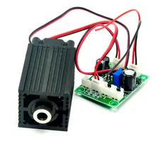 High Power Focusable 808nm 500mW Infrared IR Laser Diode Module Focus Dot Driver TTL Long-time Work