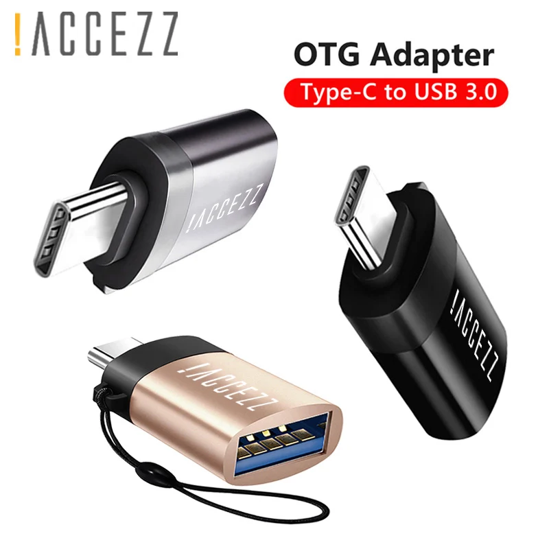 ! USB 3.0 Type C OTG адаптер ACCEZZ к A мама для MacBook Pro Samsung Huawei мышь клавиатура диск флэш