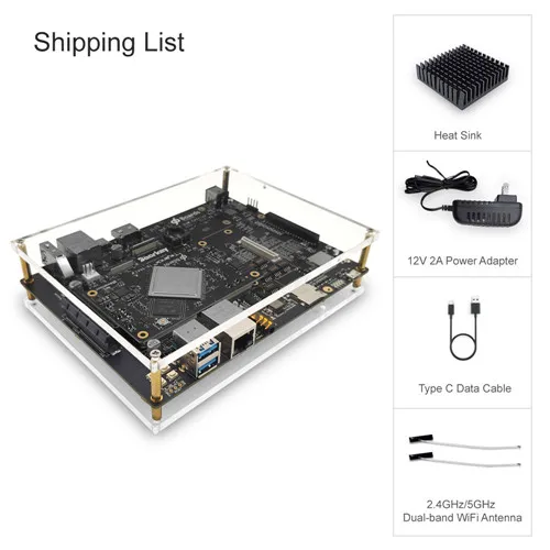 96 плат TB-96AI AI разработчик комплект Rockchip RK3399Pro для обнаружения объектов распознавание лица края вычисления шлюзовых роботов