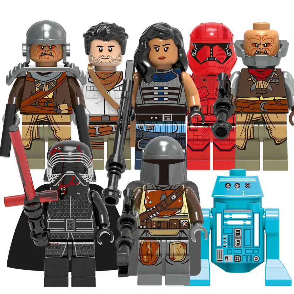 

Single sell Star war set Luke Leia starwars Darth Vader Maul Sith Malgus Han Ewok Yoda Legoimg Building Blocks Toys For kids