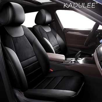 

KADULEE Custom Leather car seat cover For Jaguar XJ XJL XF XE XFL auto accessories car seats protector styling