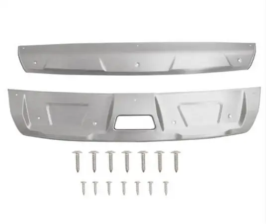 

Stainless steel Car Front + Rear Bumper Protector Guard Skid Plate For Nissan X-Trail 2017 2018