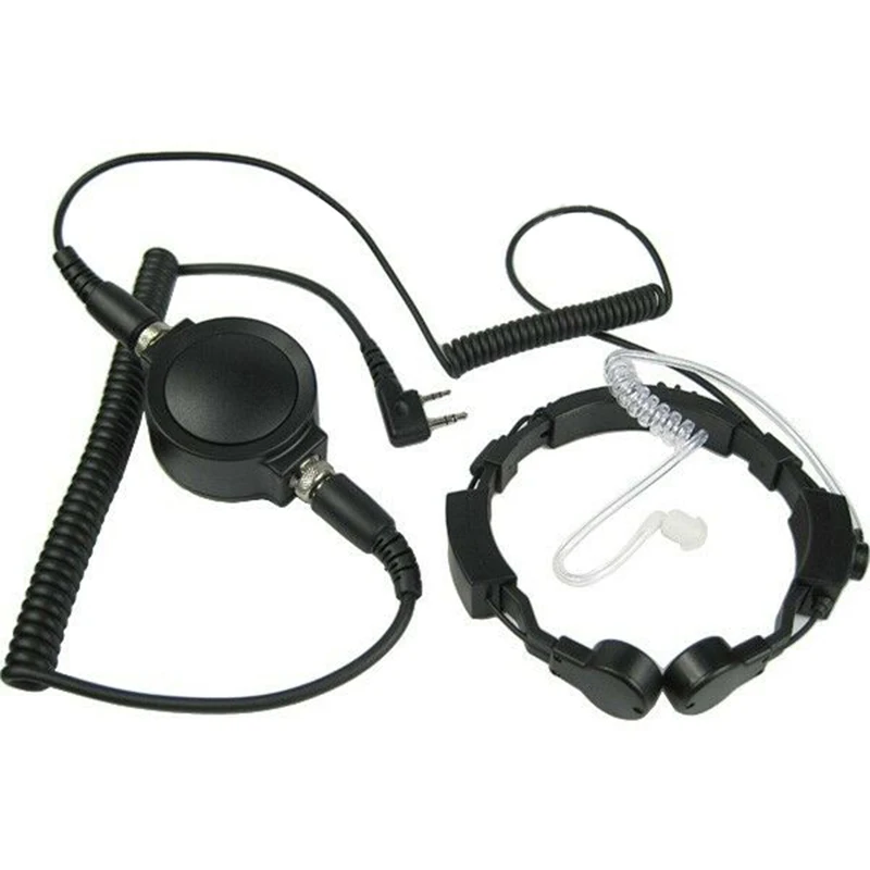 UV-B5 микрофон гарнитура UV-B6 UV5X 6,0*5,0 мм Съемный двойной для TYT для BAOFENG горла Полезная Электроника