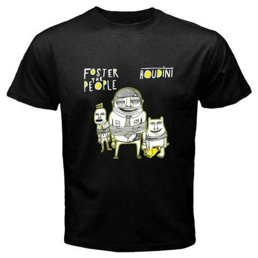 Новая футболка Foster The People Houdini Torches Rock Band размер S-3Xl США En1 Новейшая модная |