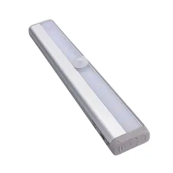 

Wireless PIR Motion Sensor 10 LED Battery Powered Light Drawer Wardrobe