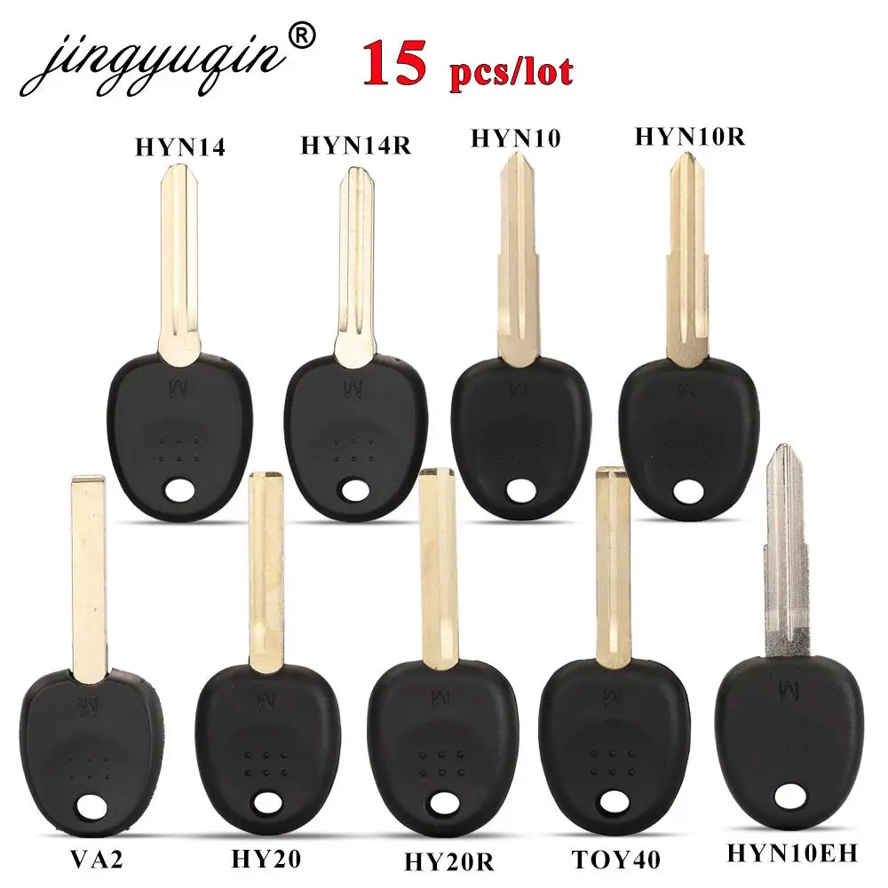 Jingyuqin-15pcs-Shell-chiave-Transponder-auto-per-Hyundai-Accent-Sonata-NF-Elantra-Accent-coup-Getz-H.jpg Keyforkess 15pcs Shell chiave Transponder auto per Hyundai Accent Sonata NF Elantra Accent coupé Getz H-1 Lavita TiburonTucson Verna - Jingyuqin 15pcs Shell chiave Transponder auto per Hyundai Accent Sonata NF Elantra Accent coup Getz H
