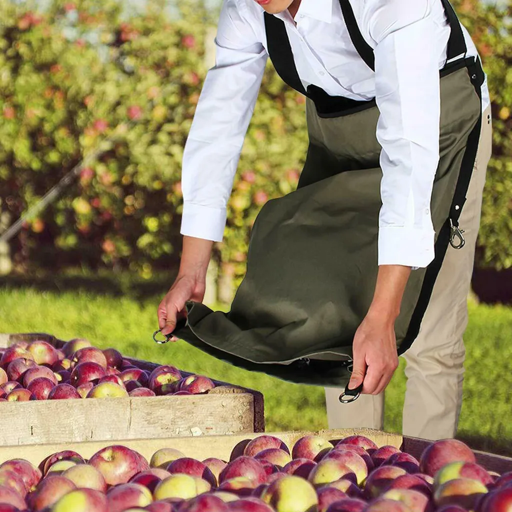 

Orchard Fruit Picking Apron Multifunctional Garden Harvest Picking Apron High Capacity Storage Bag Fruit Holder Organizer