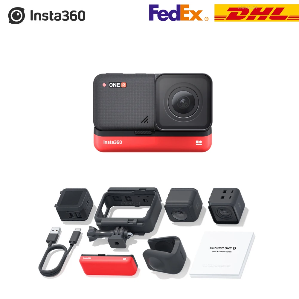 

Insta360 ONE R Leica 5.3K 360 5.7K 4K Multi-Module Camera Twin Edition Insta 360 ONE R Battery Modular Action Camera