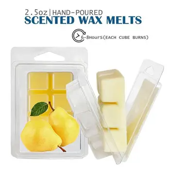 

Scented Wax Melts Aromatherapy Wax Scented Soy Wax Melts -Set of 6 Assorted Wax Warmer Cubes/Tarts - Strawberry, Perfume
