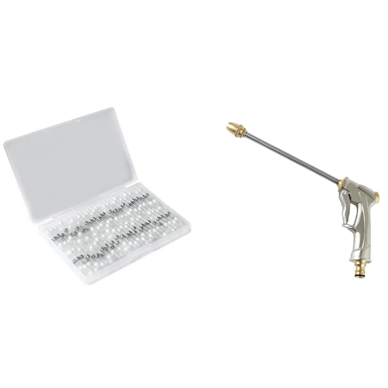 Car High Pressure Water Electric Machine Nozzle Hose with 200PCS 26-24 AWG White Solder Seal Wire Connectors | Автомобили и