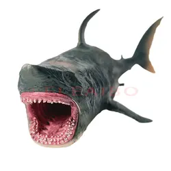 Simulación de Vida Marina Megalodon, tiburón ballena Liopleurodon, dragón dentado, modelo de PVC, Animal marino del océano, juguete educativo para niños, regalo