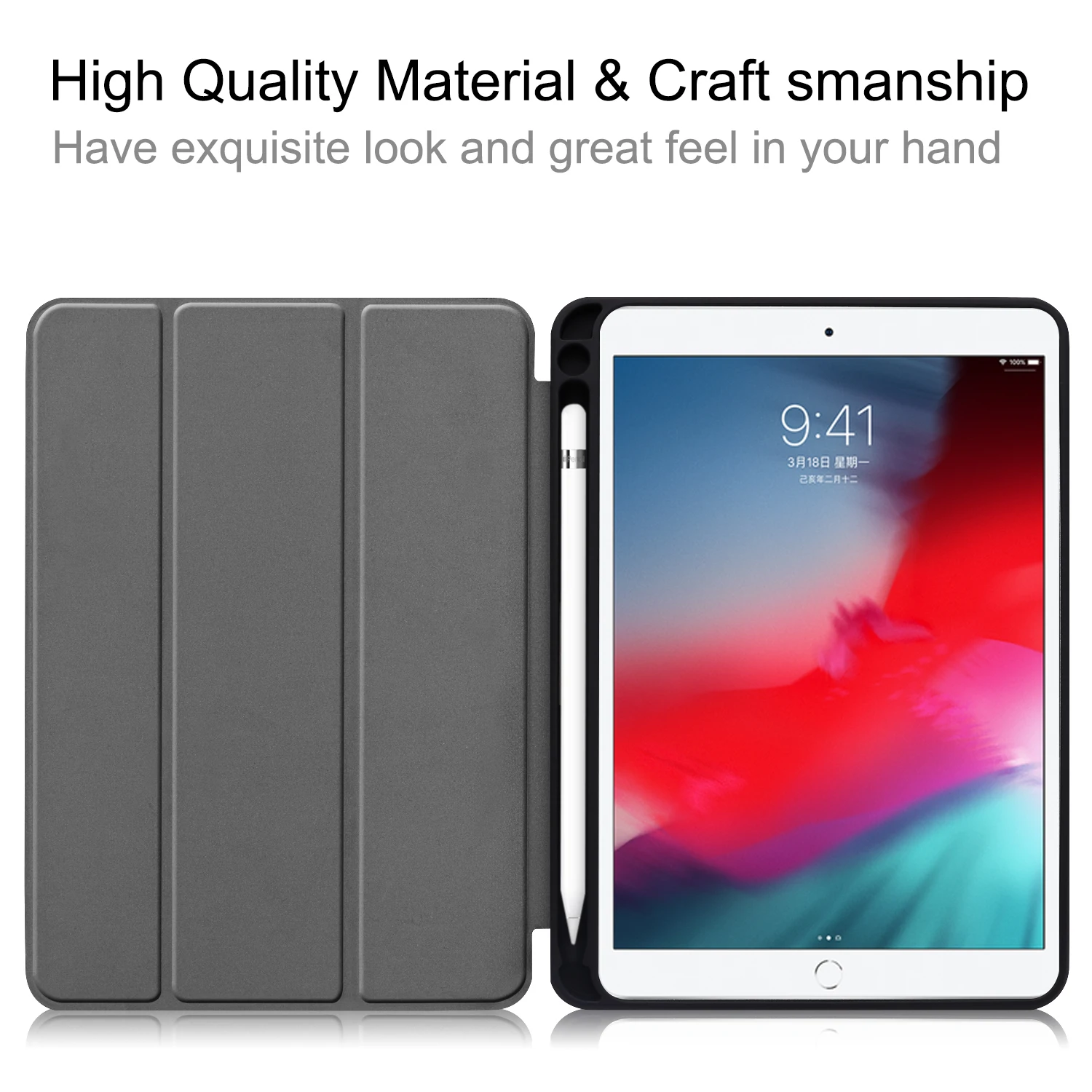 Кожаный чехол для нового iPad Mini 5 mini 4 7,9 Чехол W Карандаш держатель прозрачная задняя кожаная крышка для iPad mini 5 чехол