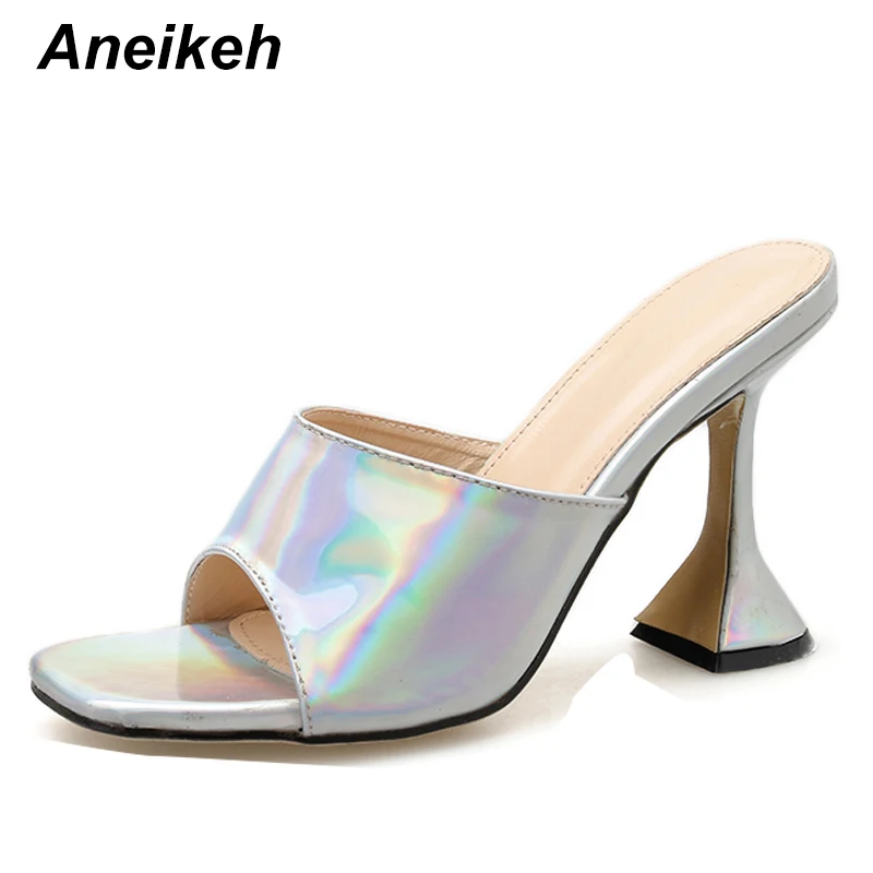 Aneikeh/ г.; летняя модная обувь; женские туфли-лодочки; дизайнерские пикантные туфли на очень высоком каблуке с петлей на пятке; женские вечерние модельные туфли; туфли-лодочки; размер 42