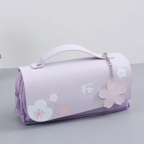 Kawaii Cherry Blossom Pastel Pencil Case - Limited Edition