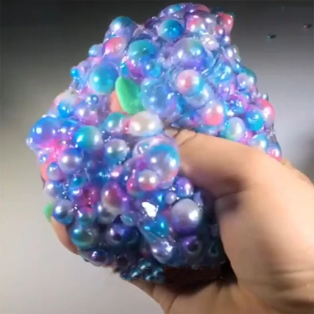 60ml Crystal Jelly Fluffy Ball Slime Mud Addition Cotton Charms For Slime Cloud Mud Polymer Clay Plasticine For Kids Toys 4