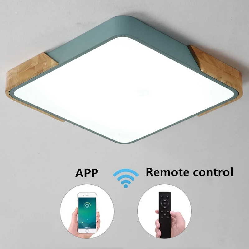 Nordic-Ultra-thin-5cm-LED-Ceiling-Lamp-Creative-Square-Solid-Wood-Ceiling-Light-Surface-Mount-Flush (1)_副本_副本