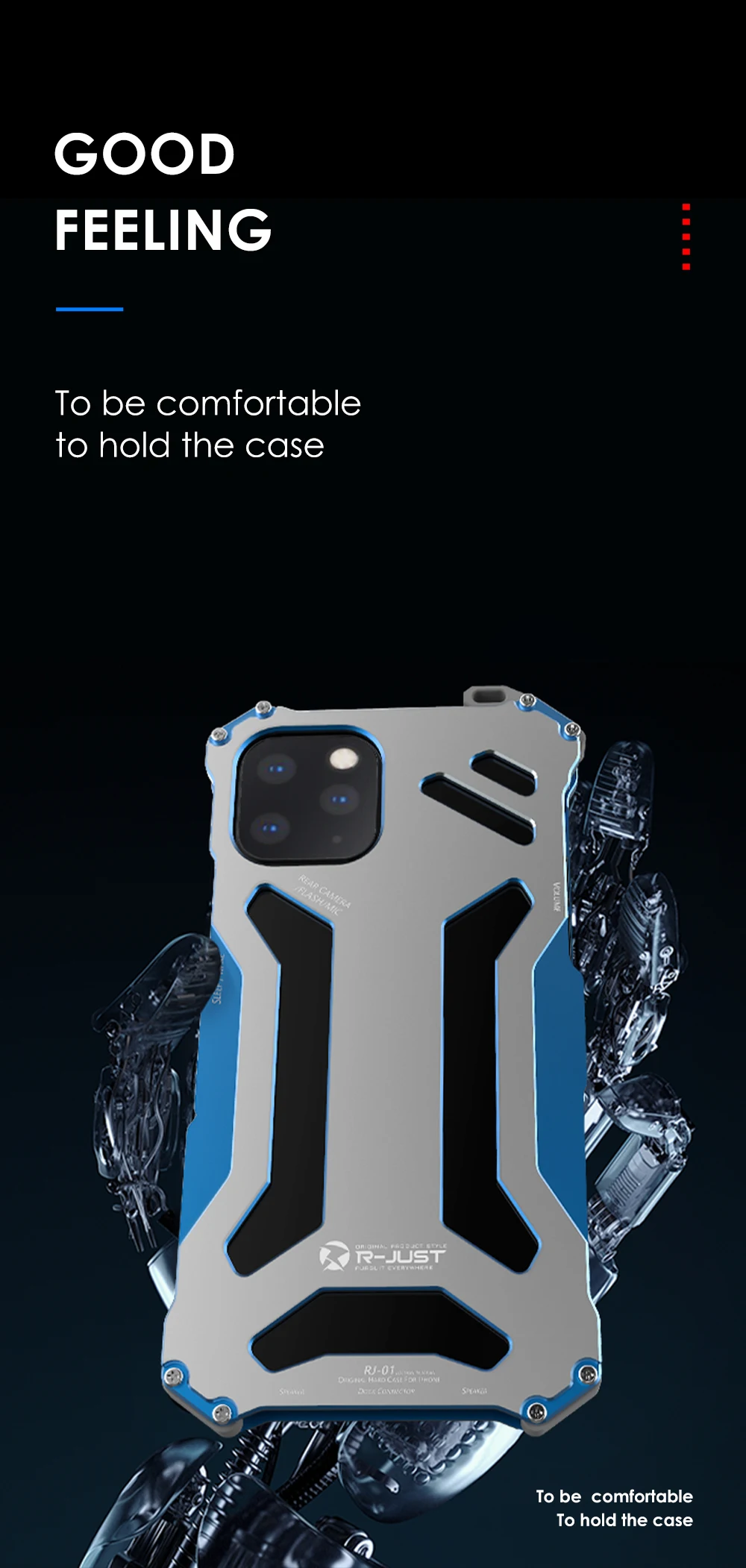 The Armour Aluminum Alloy shockproof Case For iPhone 12 Series