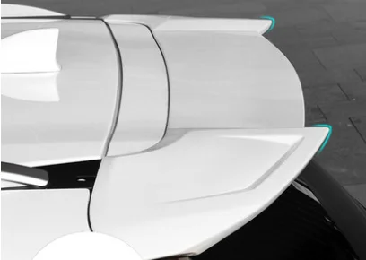 Для Honda CRV CR-V набор для стайлинга автомобиля решетки заднее крыло авто бампер наборы кузова автомобильные аксессуары - Цвет: White Tail wing