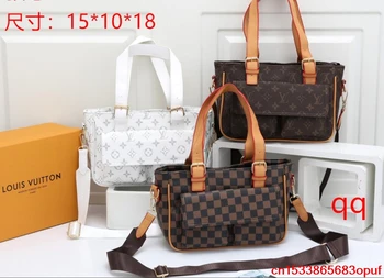 

Luxury Leather Handbags Women Bags Designer Brand Women's Shoulder Bags Large Capacity Ladies Hand Bags L521