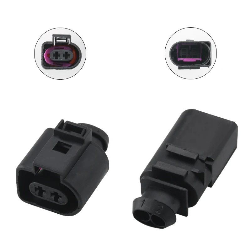

5sets 2 Pin Auto electrical plug connector 1J0973802 for VW Audi ignition coil 1J0 973 802
