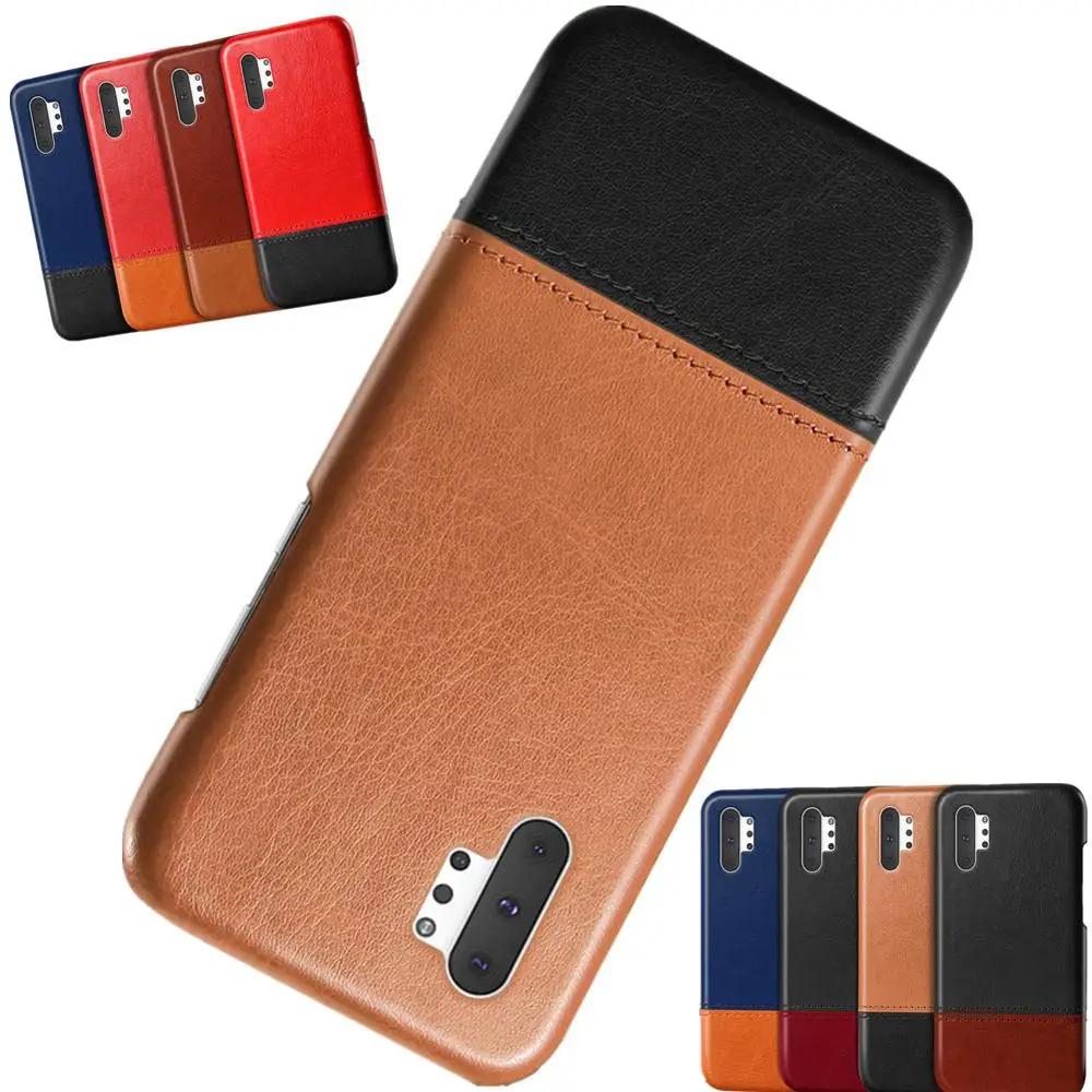 

Luxury Business Case for Samsung Galaxy Note 10+ 5G Note10 PU Leather+PC Cases for Samsung Galaxy Note 10 Note 10pro Fundas Capa