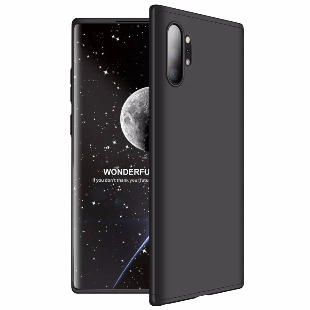 100 шт./лот 360 все включено щит PC модный пластиковый чехол для samsung galaxy Note 8 9 10 10 plus чехол для телефона