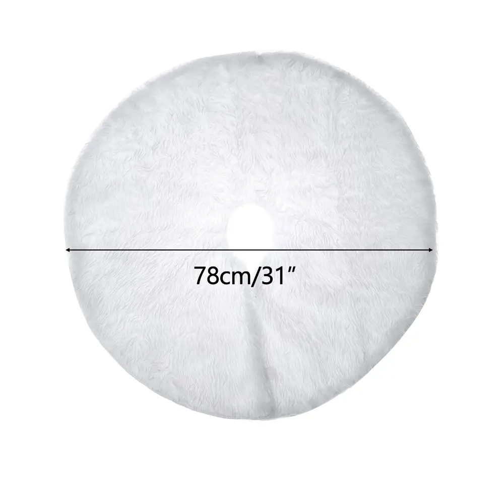 Collier Sapin Noël, Jupe D'arbre En Fausse Fourrure En