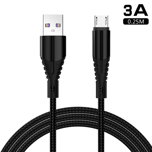 3A Micro USB Cable Fast Data Charger Cable For Samsung Galaxy J6 A6 A7 J4 Plus Huawei OPPO Vivo PS4 Controller Xbox One