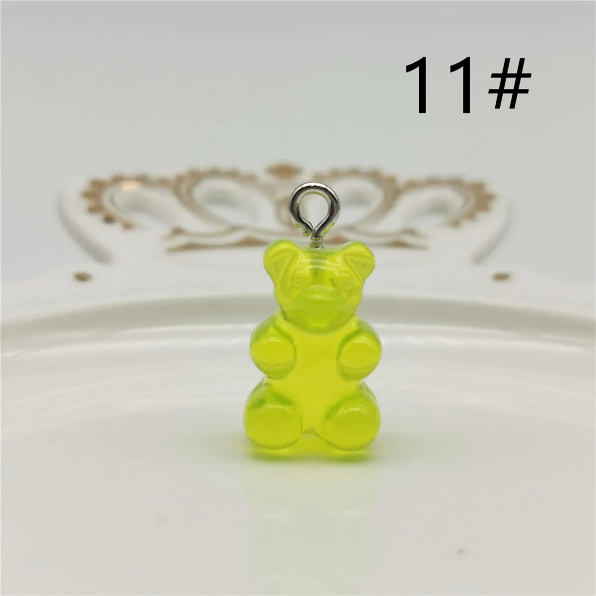 Новинка, 10 шт., имитация медведя, конфеты, полимерная коробка для слайма, игрушка для детей, амулеты, глина для моделирования, Набор для творчества, аксессуары, Детский пластилин, подарок