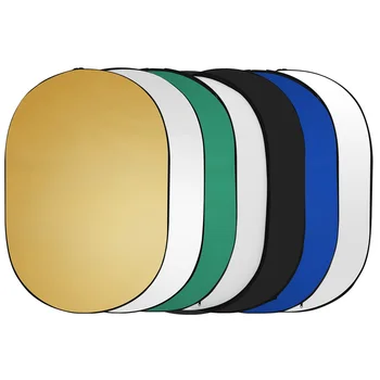 

7-in-1 Light Reflector 60*90cm/24*35inch Photography Light Reflector 7-in-1Collapsible Multi-Disc for Studio Outdoor Carry Bag