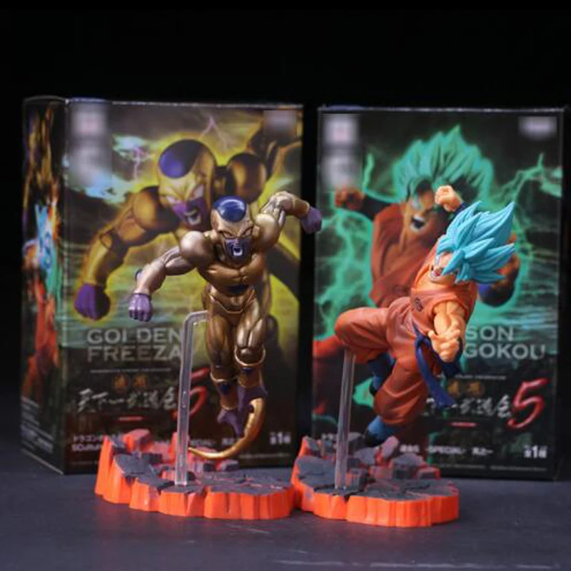 

Anime Dragon Ball Z Resurrection F Golden Frieza freeza freezer VS Goku Action Figure Model Toy PVC Collective Doll