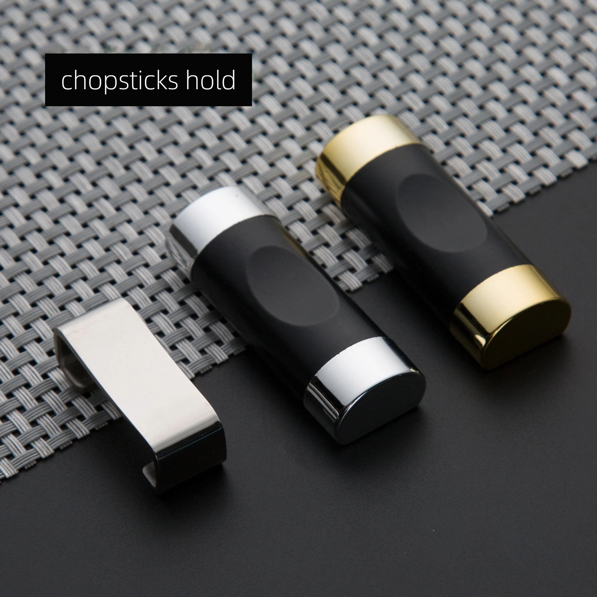 5pcs/set Practical Chinese Alloy Chopstick Rest Chopsticks Holder Spoon Stand Rack Pillow Shape Frame Art Craft Kitchen Tools