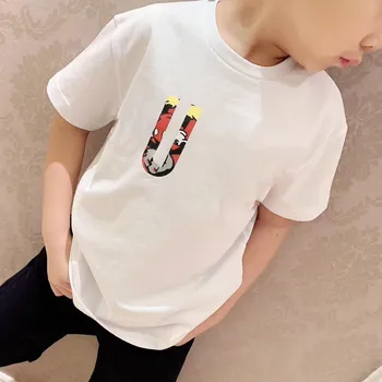 

2020 New Brand Kids T-shirt for Boy&Girl Baby Kids Clothing White Tee Shirt Clothing for Girl Summer Children Top Clothes