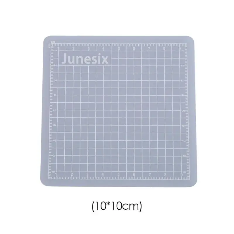 10x10cm Прозрачный ПВХ коврик для резки A5/6*6 см/10*10 см/10*15 см/15*15 см дышащие магнитная доска для рисования коврик для рисования для студентов - Цвет: 10x10cm