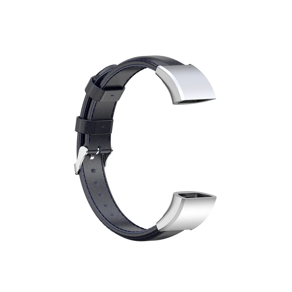 Кожа Замена Пряжка для ремешков наручных часов Ремешок Для huawei Band 3/3 Pro - Цвет: Синий