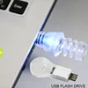 Light Bulb Shaped USB Flash Drive LED Pen Drive Flash Card Gift 4GB 8GB 16GB 32GB PenDrive USB Stick USB 2.0 Stick USB Drive ► Photo 1/6