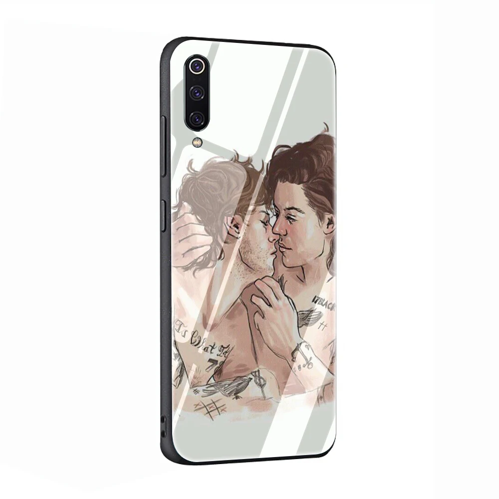 EWAU one direction harry styles» и Louis tomlins Стекло чехол для телефона для Xiao mi 4X 6A Note5 6 7 pro mi 5X6X8 9 A1 A2