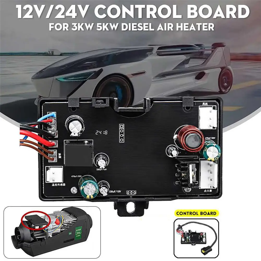 

12V 24V 3KW 5KW Control Board for Air Diesels Heater Car Parking Heater Controller Board Monitor For Car Trunk Auto Heater Parts