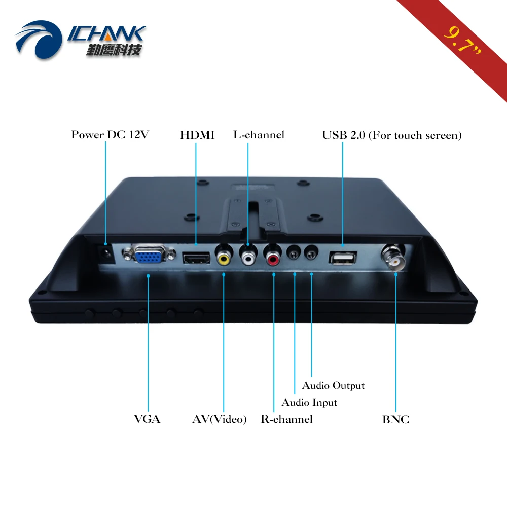 ޴  HDMI Է USB VGA  Ƿ װ ġ LCD ũ, PC  B097JC-ABHUV, 9.7 ġ, 10 ġ ÷, 1024x768