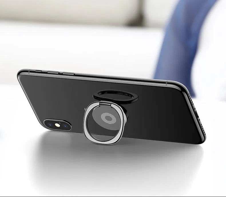 Держатель для телефона на палец подставка держатель смартфон Iphone 7 Xiaomi Mi8 Plus