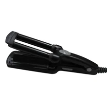 Мини керамические щипцы для завивки волос, железная волнистая палочка, 3 Бочки, утюжок, Плоские керамические инструменты для волос, профессиональные Обжимные щипцы для завивки волос Ha