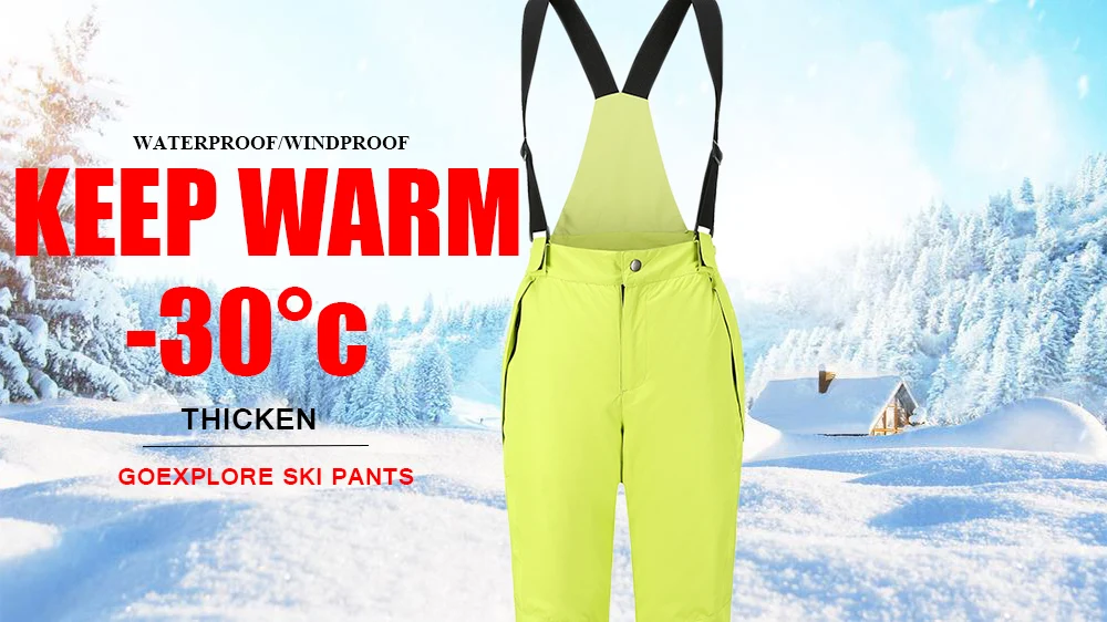 Комплекты для сноубординга женские новые-30 градусов брендовые зимние лыжные костюмы водонепроницаемые ветрозащитные утепленные пальто зимняя куртка и штаны для женщин
