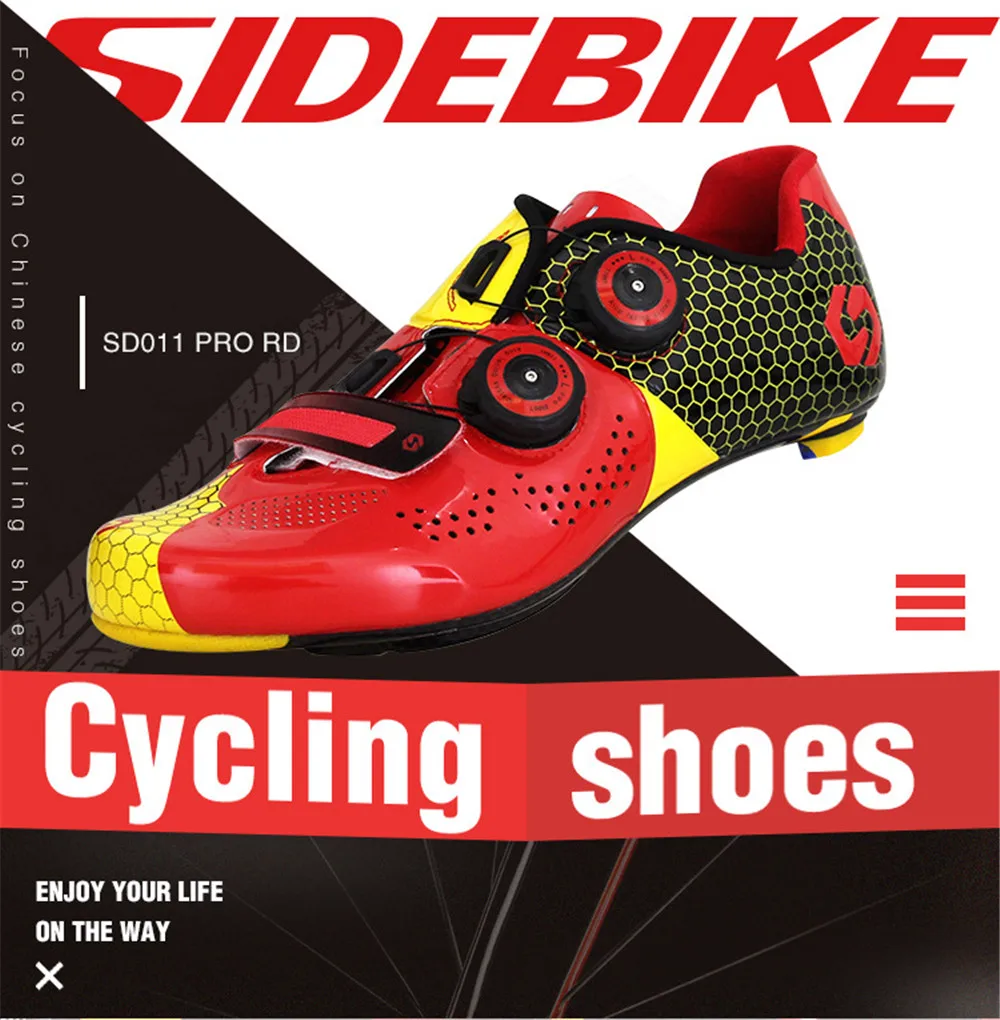 Sidebike/велосипедная обувь; дорожный набор с педалью; мужские кроссовки из углеродного волокна; Sapatilha Ciclismo; самоблокирующаяся велосипедная обувь; кроссовки